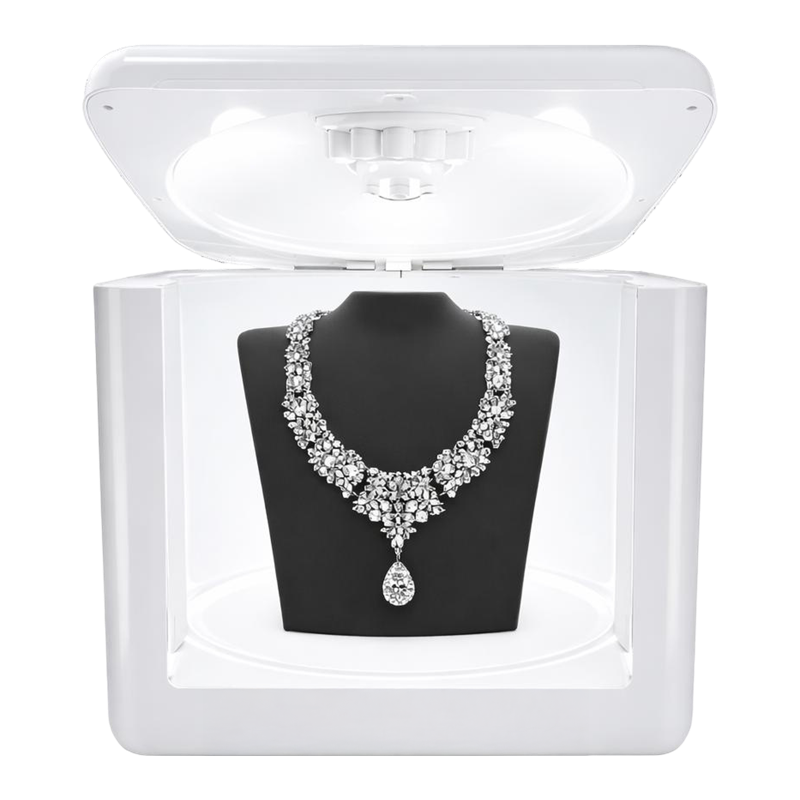 GemLightbox Max — large-format jewelry photography device